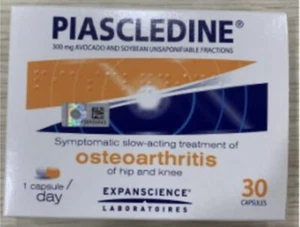 12 Caja PIASCLEDINA 300mg 30 Cápsulas Anti-reumático Osteoartritis Dolores Articulares - Imagen 1 de 2