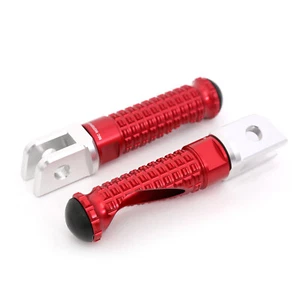 Red Billet Front Footpegs MPRO For Aprilia Tuono 125 17 18 19 - Picture 1 of 6