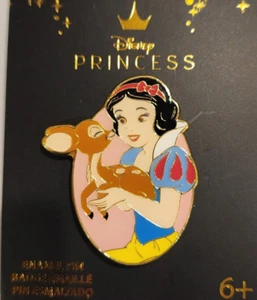 Loungefly Disney Princess Snow White Pet Deer Enamel Pin NEW - Picture 1 of 11