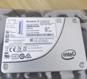 800GB Intel S3610 SSD DC SSDSC2BX800G4N 2.5" Solid State Drive 00YK242 1P00YK242 - Picture 1 of 4