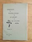 Epilogues Petites Idoles Le Chemin La Colline Poesies Aida De Romain 1950