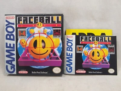 Faceball 2000 (Nintendo Game Boy | GB) BOX MANUAL INSERT ONLY - Image 1 of 4