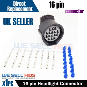 Range Rover Xenon headlight 16 pin plug connector UK STOCK - Picture 1 of 1