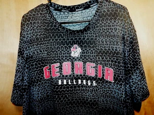 Russell Georgia Bulldogs Football Mens Polyester S/S Shirt Size 2XL 50-52 - Picture 1 of 4