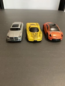 Hot Wheels Eclipse Orange & Yellow Enzo Ferrari Maisto Silver Dodge Hemi Sedan - Picture 1 of 4