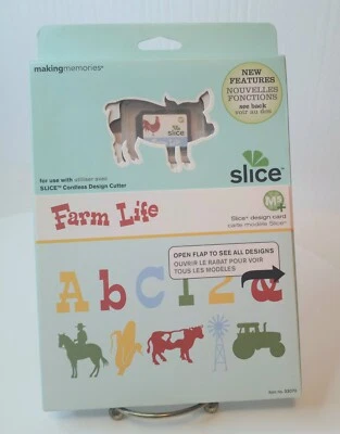 Slice Making Memories Farm Life Design Card #33070 Tractors Cowboys Cows Horses - Image 1 of 3