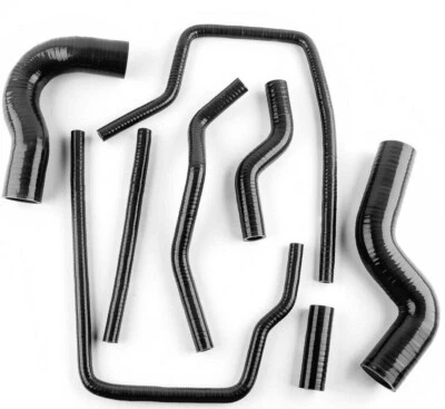 Kit de manguera de calentador de radiador Black Fit Subaru Impreza WRX/STI GC8 GF8 EJ20 Ver 3-6 Foto 1 de 4