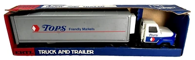 ERTL Tops Friendly Markets Tractor Trailer Truck Pressed Steel Buffalo NY 3119 - Image 1 of 4