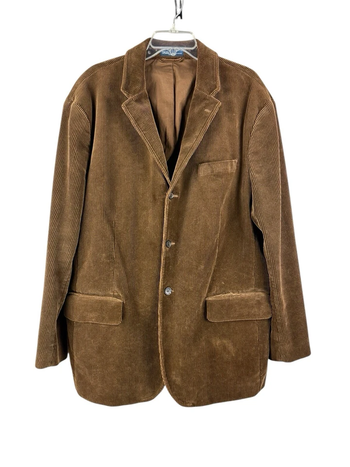 Chaqueta Blazer Polo Ralph Lauren Pana Para Hombre XL De Colección Dinero Antiguo Western Foto 1 de 4