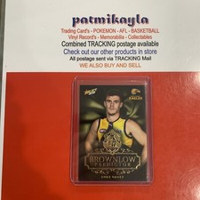 2018 AFL Footy Stars Brownlow Predictor Luke Shuey ￼118/250