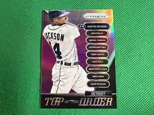 2014 Panini Prizm Top of the Order Prizms Purple #11 Austin Jackson 70/99 Tigers - Picture 1 of 1