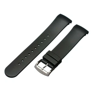 Citizen Watch Band f/ Eco-Drive AT0908-12F AT0980-04B S065411 Black Rubber Strap - Picture 1 of 2