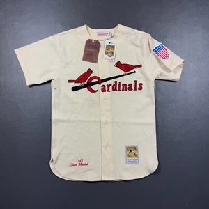 100% Authentic Stan Musial Mitchell Ness 1944 Cardinals Jersey Size 40 *READ* - Picture 1 of 8