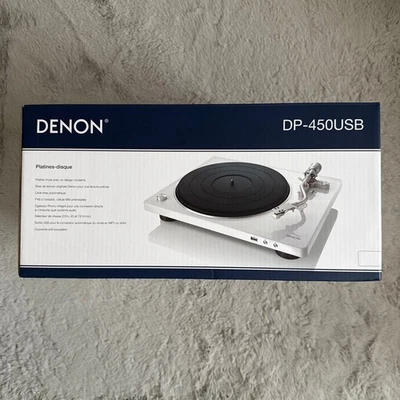 Denon DP-450USB Record Player with USB Recording, Black, DP-450USB-BKEM - Image 1 of 4