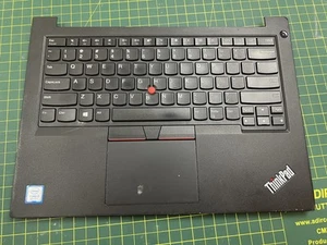 Lenovo ThinkPad E490 14" Palmrest w/ Touchpad Keyboard AP166000110 #ce584 - Afbeelding 1 van 2