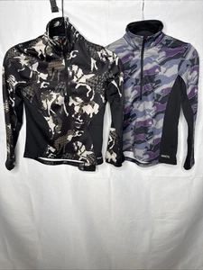 Kerrits Kinder Ice Fil Langarm 1/4 Zip Shirt Gr. S 2er Set Oberteil Mädchen Small - Bild 1 von 11