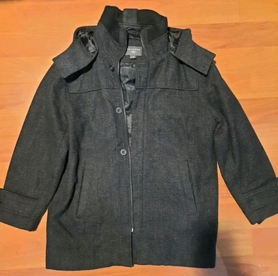 Dockers Mens Pea Coat Naval Jacket Wool Blend Exterior - Image 1 of 4