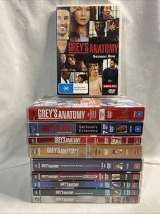 Greys Anatomy Season 1 2 3 4 5 6 7 8 9 10 DVD 2005 Region 4 VGC Free Post - Picture 1 of 11