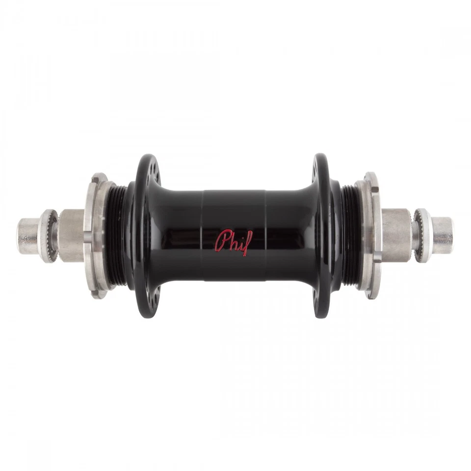 Phil Wood Classic Track Hub 32H negro - acero de alta resistencia, engranaje fijo, Campy Foto 1 de 1