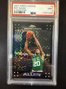 #9 Ray Allen 2007-08 Topps Chrome SN #/50 Boston Celtics sports X-Fractors - Picture 1 of 2