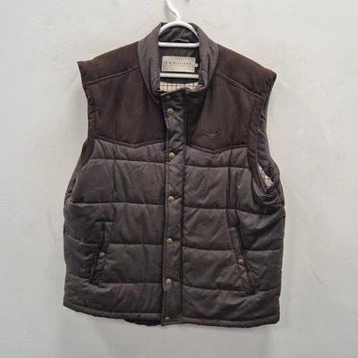 Chaleco Chaleco de Caza R.m Williams Australia Carnarvon Acolchado Country Marrón Grande Foto 1 de 4