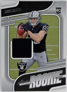 2024 Panini Absolute #ARM-BBS Brock Bowers Rookie Materials Patch Raiders - Picture 1 of 2