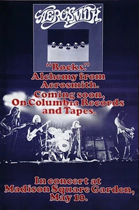 Aerosmith  Alchemy Rocks Rare  Vintage Original Concert Promo Tour Poster 1976 - Picture 1 of 1