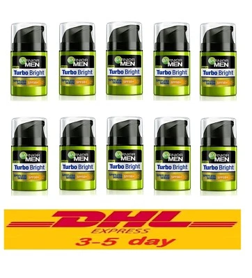 10x40ml Garnier Masculino Turbo Brilhante Sérum Facial Impecável Poluição FPS50+ Brightenin - Imagem 1 de 4