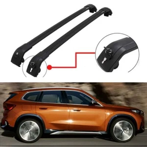 2Pcs Fits for BMW X1 U11 2023-2024 Roof Rail Rack Carrier Cross Bar Crossbar - Picture 1 of 10