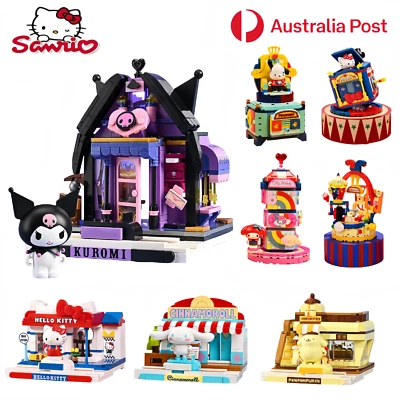 Sanrio Building Block Toy Kuromi Cinnamoroll Anime DIY Figure Kids Gifts Decor - Image 1 of 4