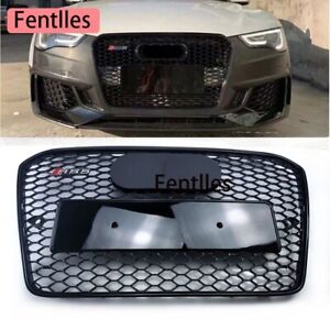 RS5 style grill cooler grill front grill glossy black for Audi A5 2012-2016