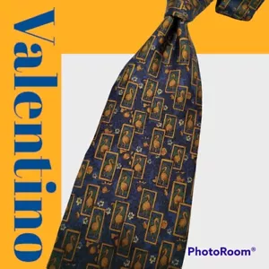 VALENTINO ROMA ENGLISH TWILL SILK NECKTIE, NWT - Picture 1 of 9