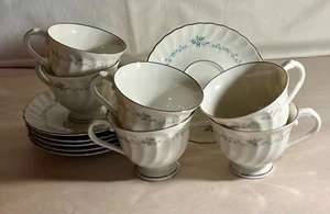 6 Syracuse Sweetheart Tassen und Untertassen - Bild 1 von 2