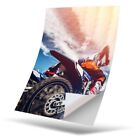 1 x Vinyl Sticker A4 - Motocross Bike Vehicle Racing #8305