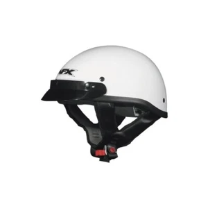 Medio casco unisex AFX FX-70 - blanco - 0103-0444 grande 60-61 cm aprobado por el DOT - Imagen 1 de 6