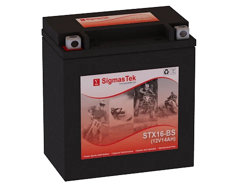 STX16-BS SLA Battery Replacement for Kawasaki VN2000-A Vulcan 2000CC 2004-2010 — 第 1/2 张图片
