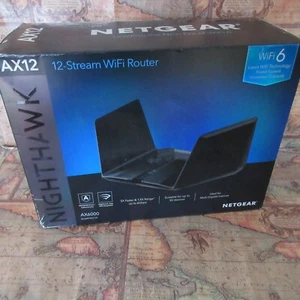 ~NUEVA CAJA ABIERTA~ NETGEAR Nighthawk RAX120 WiFi 6 12 Stream Router (AX6000) - Imagen 1 de 5