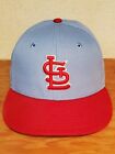 St. Louis Cardinals Powder Blue New Era 59/50 Fitted Hat, Mens 7 1/2