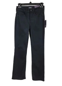 NWT NYDJ Black Lift x Tuck straight leg Marilyn ankle women's Jeans Size 00 - Picture 1 of 5