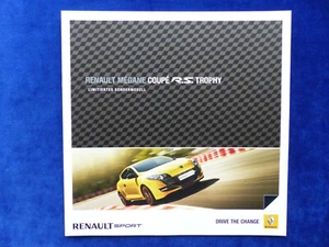 Renault Megane Cupé R.S. Trophy Limited 1 de 150 - Folleto Folleto 08.2011 - Imagen 1 de 3
