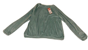 Cat & Jack Girls Size XXL (18) Velvet Ocean Green Sweater New With Tags - Picture 1 of 2