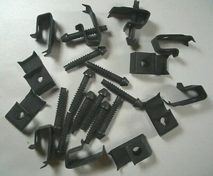 12 uds. FREGADERO DE COCINA INOXIDABLE BAJO MONTAJE CLIPS METÁLICOS 1 3/8 pulgadas LARGO NUEVO - Imagen 1 de 4