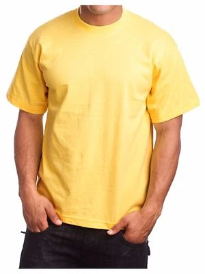 Lote de camisetas para hombre MAX HEAVY WEIGHT cuello redondo S-7X LT-5XLT camiseta grande alta lisa Foto 1 de 4