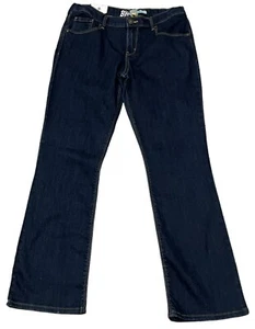B’gosh Girls Size 12P Bootcut E-Z Adjust Blue Jeans Dark Wash 27.5” Inseam Plus - Picture 1 of 6