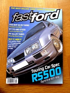 Fast Ford Magazine Jun 2002 200bhp S2 RS Turbo, ST170 & ST220, RS500 521BHP - Picture 1 of 1