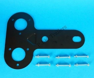 Double Socket Mounting Plate Bracket & BOLTS for 12N 7 Pin & 12S 7 Pin - Caravan - Picture 1 of 1