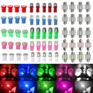 13Pcs Car Interior LED Lights Package Kit for Dome Map License Plate Lamps Bulbs - Picture 1 of 20