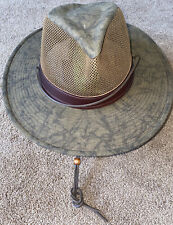 Henschel Hat Co. HH Camouflage Vented Outback Western Cowboy Hat Size Medium