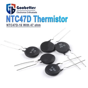 10 Stück NTC Temperatur Sensor Fühler hermofühler NTC47D-15 47 Ohm Film 15MM - Picture 1 of 8