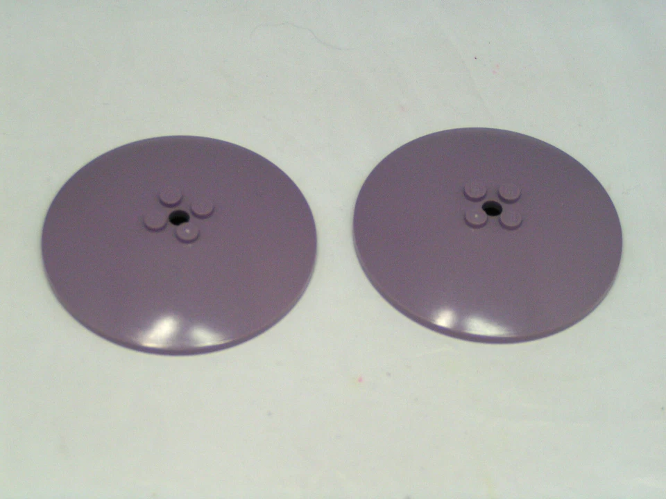 LEGO 2 x 3961 Satschüssel Radar 8x8 Scheibe sandviolett Sandpurple aus 7317 #2 - Bild 1 von 1